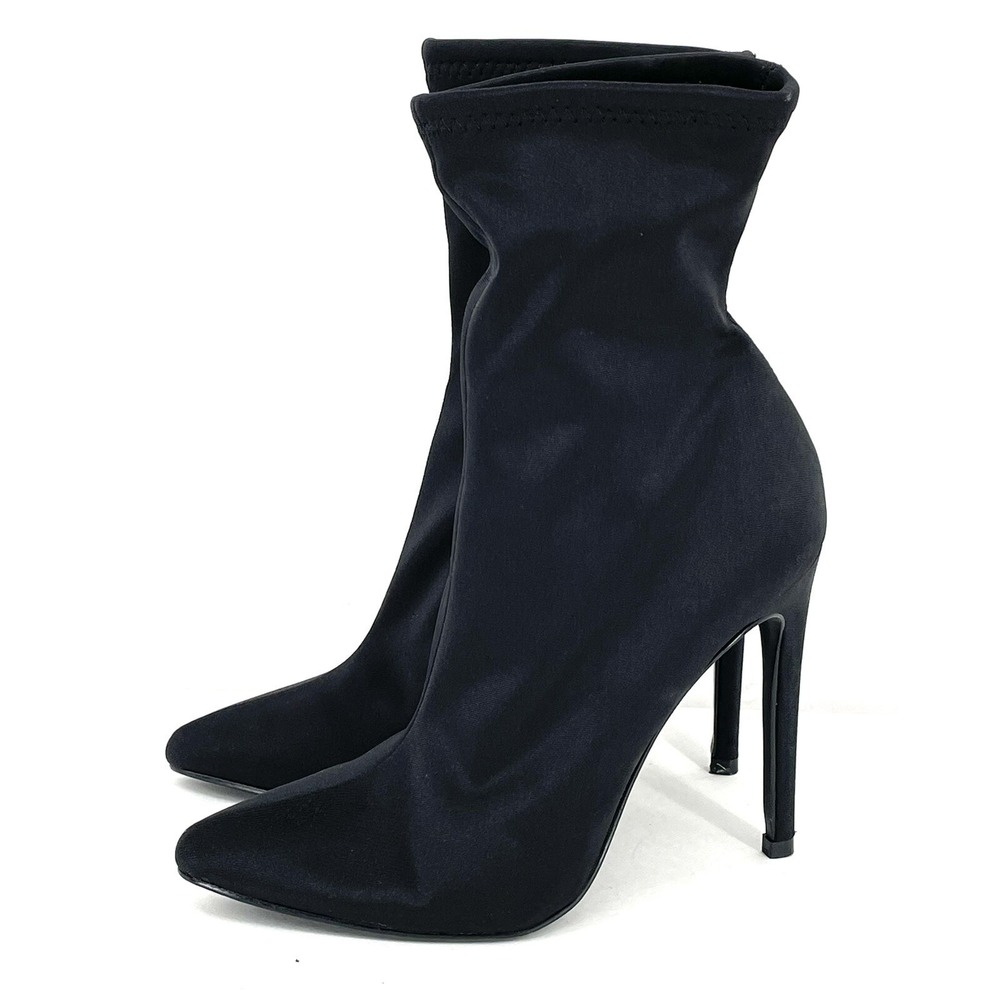 Steve Madden‎ Women's Lovely Dress Sock Boots Black Size 6M